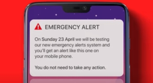 UK-wide test of the public Emergency Alerts system at 3pm on Sunday 23 April.